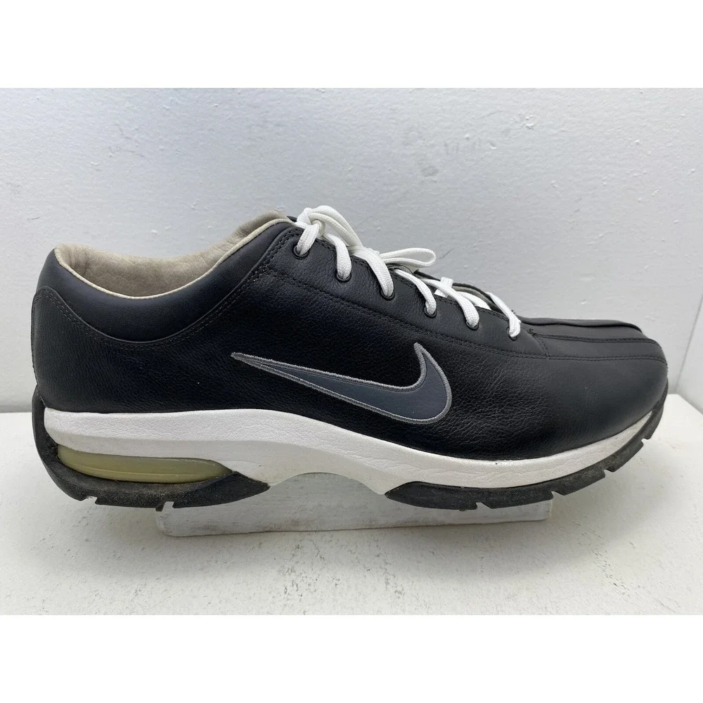 Nike Golf SP-5 Mens Sport Performance Black White Golf Shoes 10.5 307414